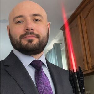 Joseph Abboud Plum Paisley Silk Tie